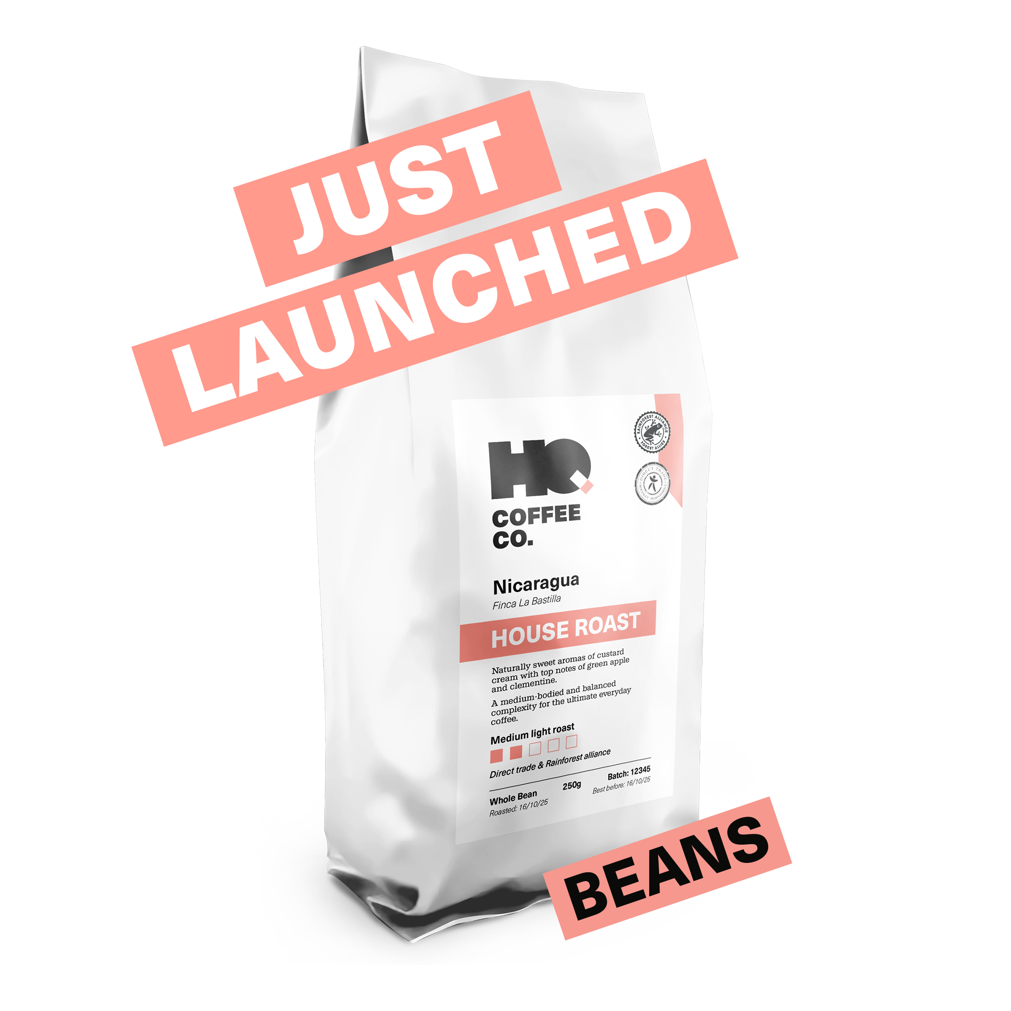 House Roast | Coffee Beans | HQ Coffee Co | 250g