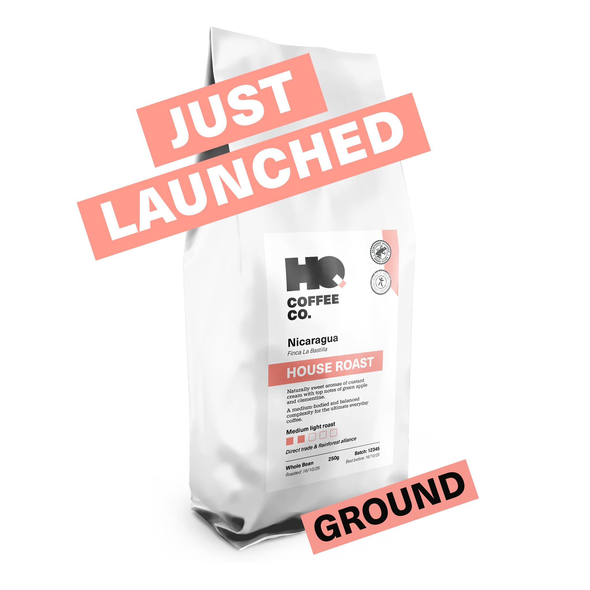 House Roast | Ground Coffee | HQ Coffee Co | 250g